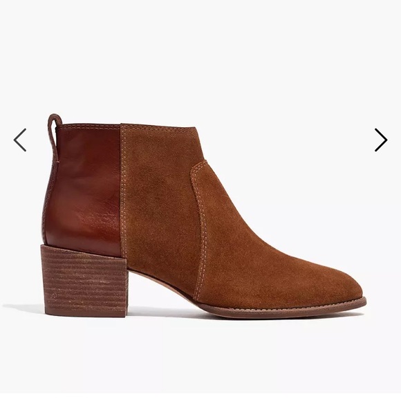 MADEWELL BROWN THE ASHER BOOT IN SUEDE AND LEATHER SIZE 8 - Picture 2 of 9